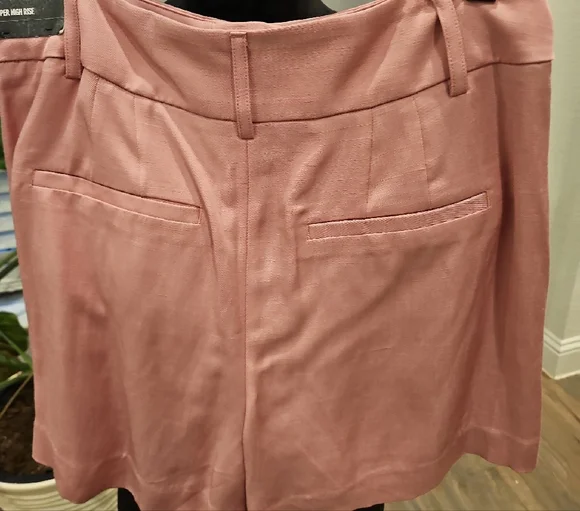 Express Women's High Waist Shorts - Pink - Picture 2 of 4